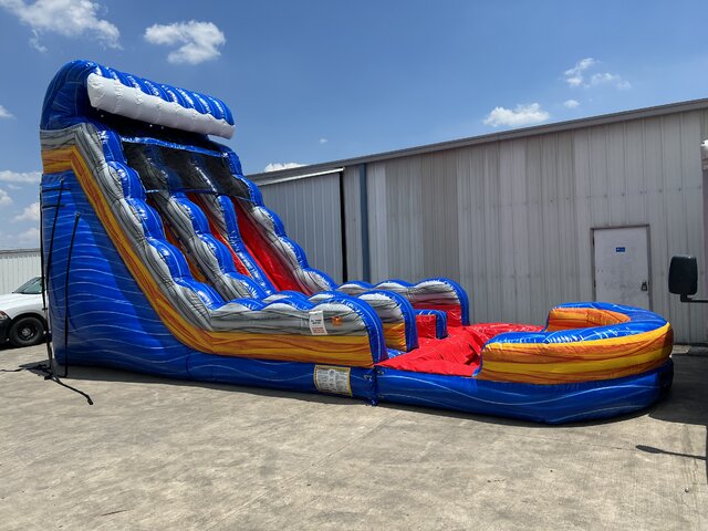 bounce house water slide in Mansfield